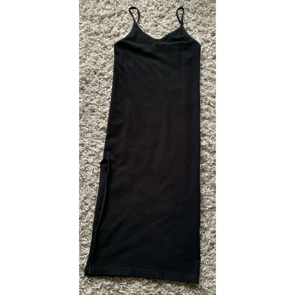 Fabletics Stretch Black ribbed Reversible MAXI lo… - image 3